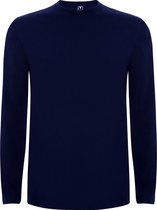 Donker Blauw Effen t-shirt lange mouwen model Extreme merk Roly maat M