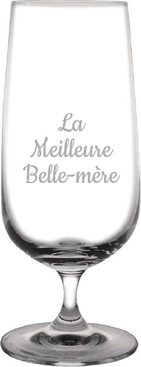 Bierglas op voet gegraveerd - 41cl - La Meilleure Belle-mère