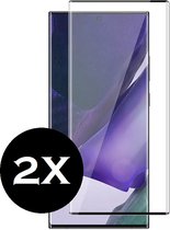 2X Screen protector - Tempered glass - Full Cover - screenprotector geschikt voor Samsung Galaxy Note 20 Ultra - Glasplaatje voor telefoon - Screen cover - 2 PACK