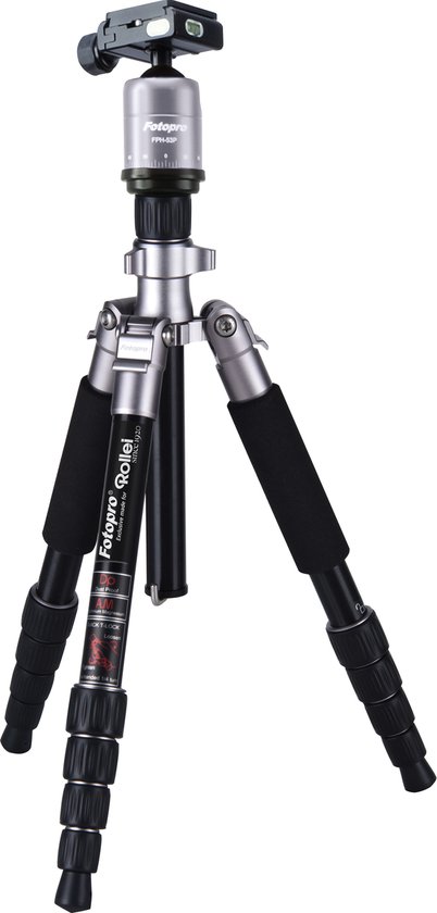 Rollei Compact Traveller NO.1 Tripod Werkhoogte: 30 - 140 cm Titaan