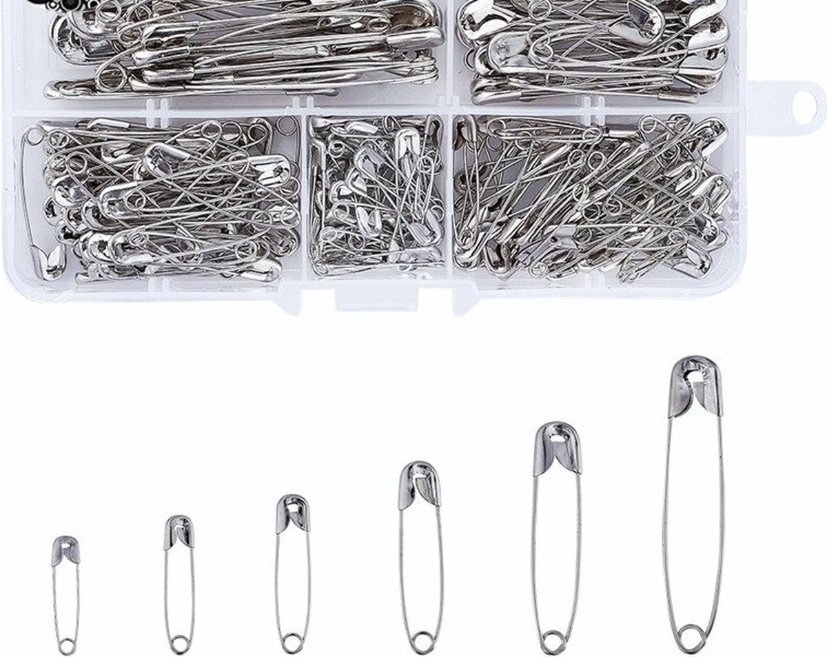 WiseGoods Luxe Set Veiligheidsspelden - Veiligheidsspeld - Speld - Spelden - Speldjes - Hobby Tool - DIY Tools - Naaien - 220st