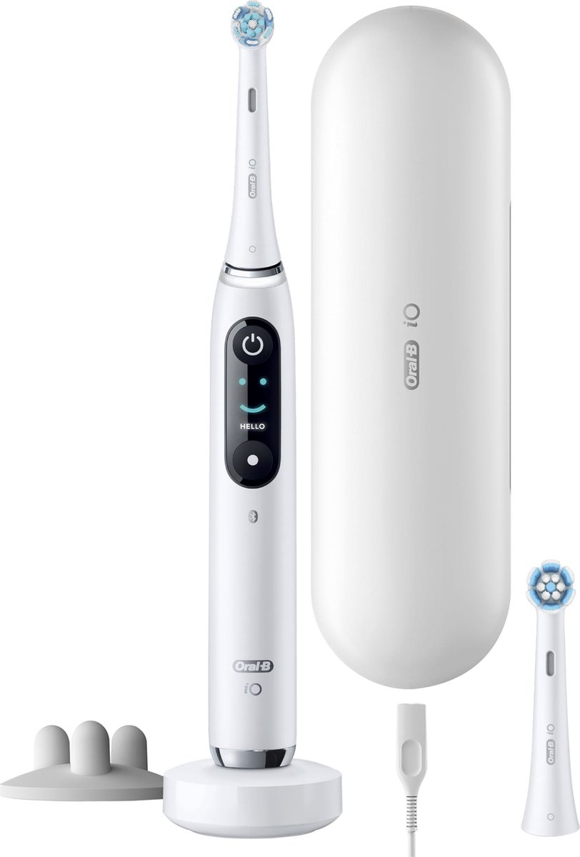 Oral-B iO 9S Volwassene Roterende-oscillerende tandenborstel Wit