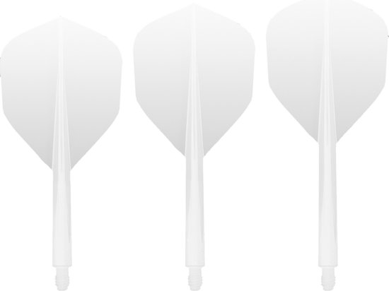 Condor Axe Flight System - Small Clear - Dart Flights van Condor — afbeelding 5