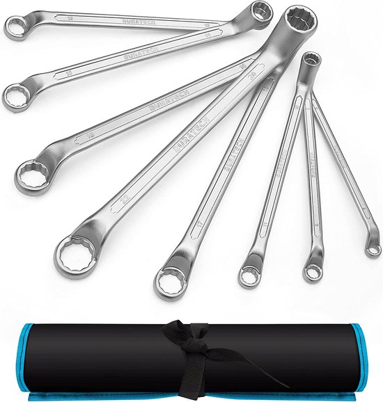 Cofan Clé Fixe à Double Fourche Polie 41-46mm - Acier Chrome Haute Qualité Pour Mécanique