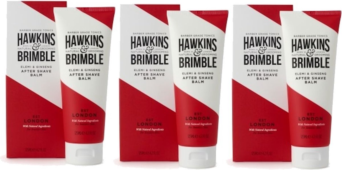 HAWKINS & BRIMBLE - After Shave Balm - 3 Pak