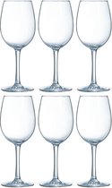 12x Stuks wijnglazen voor rode wijn 580 ml - Vina Vap - Bar/cafe benodigdheden - Wijn glazen