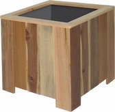 Jardinière carrée S Lignum Acacia FSC 30 x 30 CM Huilé naturel