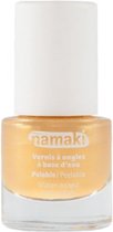 Namaki Kinder Nagellak – Kinder Make-up - Oplosmiddelvrije, geurloze en afpelbare kindernagellak op waterbasis – 7.5 ml – Gold 21