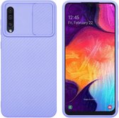 Cadorabo Hoesje geschikt voor Samsung Galaxy A50 4G / A50s / A30s in Bonbon Paars - Beschermhoes van flexibel TPU-silicone Case Cover en met camerabescherming