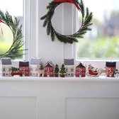 DIY Advent Kalender Kerstdorp - Multicolor