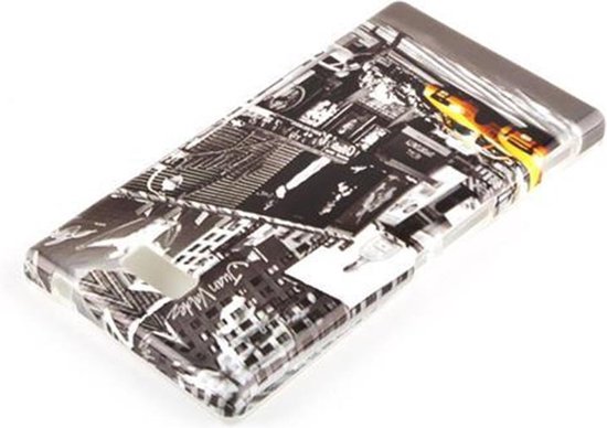 Cover Cadorabo Per Sony Xperia M2: Custodia Rigida Con Design New York - Statua Della Libertà - 2