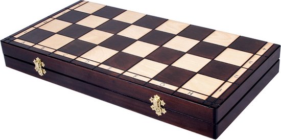 Thumbnail van een extra afbeelding van het spel Chess the Game - Groot houten schaakbord incl. elegante schaakstukken!