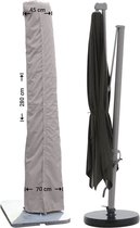 Raffles Covers Parasolhoes - Hoog: 280 cm - RUS280 - Waterdicht - Solution Dyed | UV-bestendig | Rits en stok | Trekkoord - Parasolhoes voor staande parasol