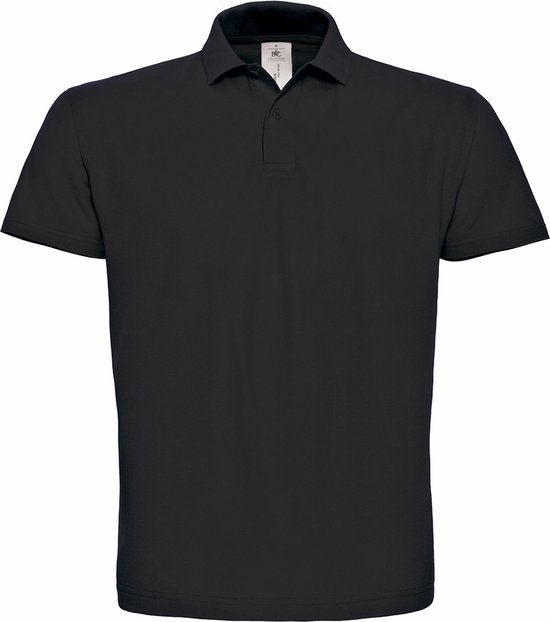 Unisex Polo ID.001 Zwart merk B&C maat 3XL