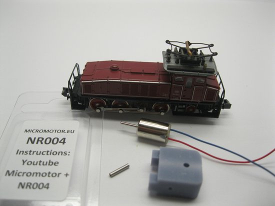 micromotor NR004 motor ombouwset voor Roco BR 160, E 60 | bol.com