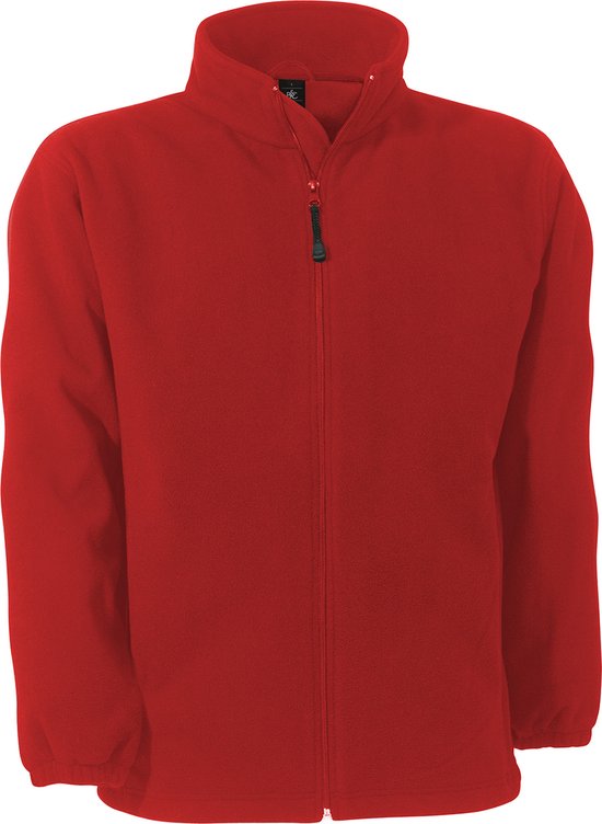 Fleecevest 'WindProtek Waterproof Fleece Jacket' merk B&C maat XL Rood