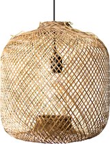 Groenovatie Bamboe Hanglamp - Handgemaakt - Naturel - Ø40 cm