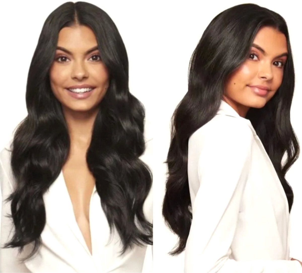 Frazimashop-Braziliaanse Remy pruik 26 inch donkerbruine golf echt menselijke haren -real human hair 4x4 lace closure pruik