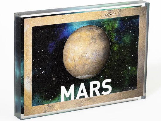 3D Plexiglass Art - Zonnestelsel - Mars