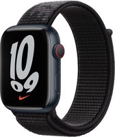 Apple Watch Geweven Sportbandje Nike  - 41mm - Zwart - voor Apple Watch SE/5/6/7