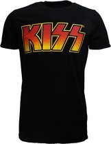 KISS Classic Logo Band T-Shirt Zwart - Merchandise Officielle