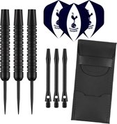 Darts Set Black - dartpijlen - Tottenham Hotspur - dart shafts - dart flights - 23 gram - dartspijlen