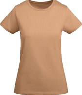 Grieks Oranje 2 pack dames t-shirts BIO katoen Model Breda merk Roly maat L