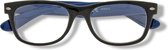 Noci Eyewear NCE013 WF Leesbril +3.50 - Glanzend zwart navy poten