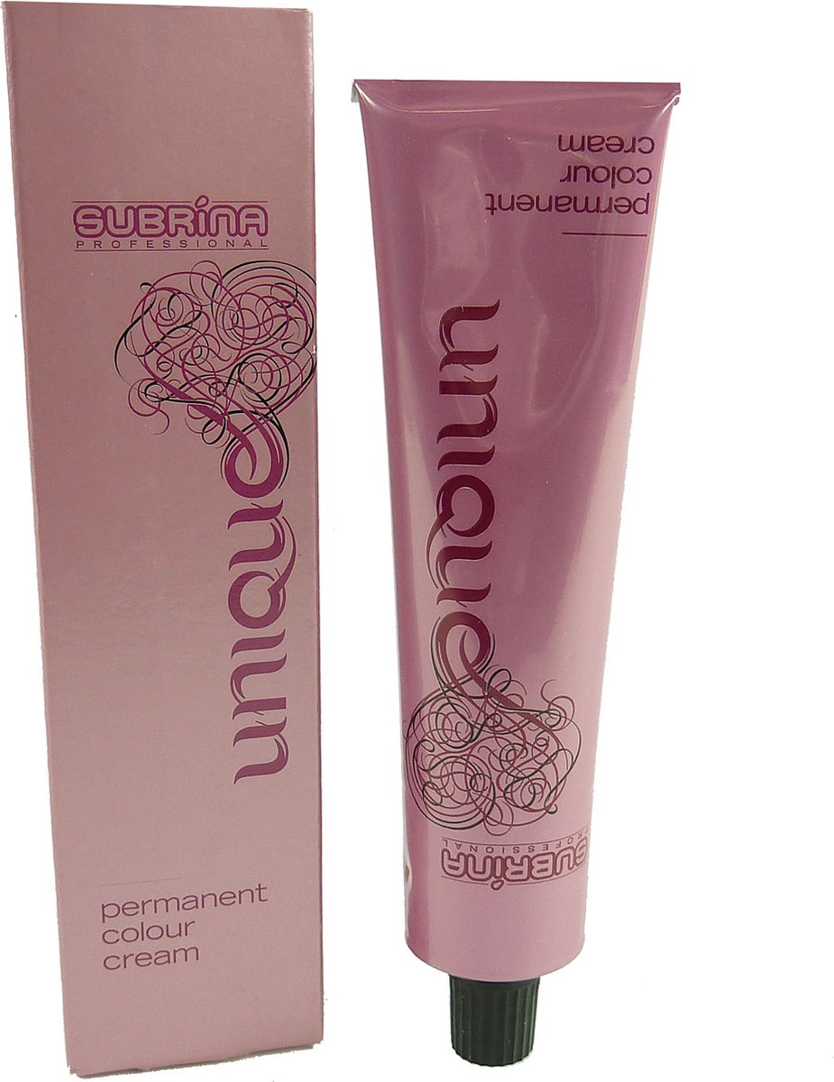 Subrina Unique Permanent Colour Cream 60ml Haarkleuring Crème - 08/5 light blonde - intensive red