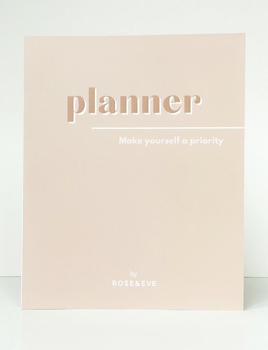 ROSE&EVE Planner - ongedateerd - weekplanner - 52 weken - incl. doelen & habit tracker