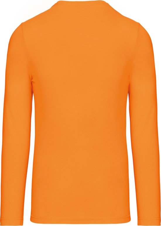 Oranje t-shirt lange mouwen merk Kariban