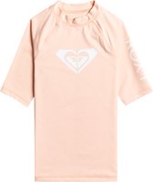 Roxy - UV Rashguard voor meisjes - Whole Hearted - Korte mouw - UPF50 - Tropical Peach - maat 164cm