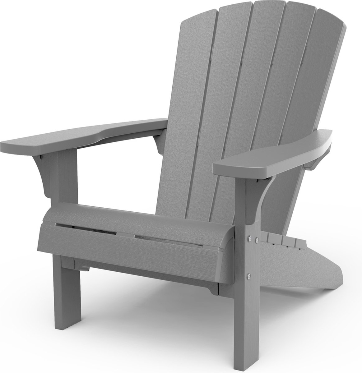 Keter Troy Adirondack Tuinstoel 81x80x96,5cm Grijs