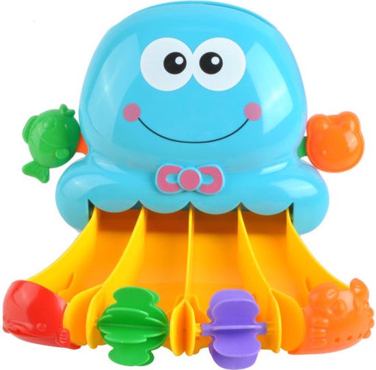 Octopus Orbit Bath Combo - Badspeelgoed - Babybadje Rustgevend speelgoed - Waterspeelgoed - Trek de aandacht - Jongens- en meisjesspeelgoed voor 1 jaar 2 jaar 3 jaar oud