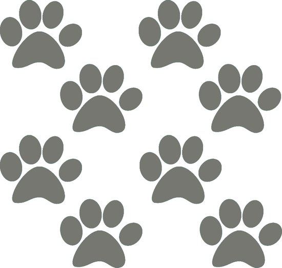 hondenpootje-hondenpootjes-grijs-autostickers-8-stuks-4-cm-x