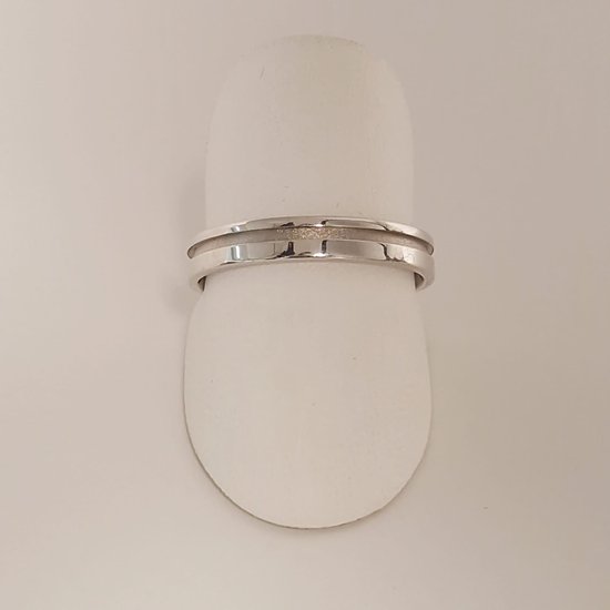 Terra | 8 mm Zilverkleurige & Goudkleurige Wolfraam Ring | Op voorraad
