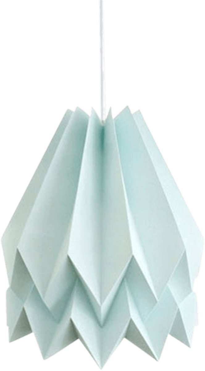Orikomi - Hanglamp - Ø30 cm - mint - incl. wit koord