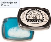LOOFY'S - Lichaamszeep + Zeepbakje | Zeepblikje | Zeephouder - [ Soft Care ] Voor de Droge Huid - Plasticvrij & Vegan - Loofys