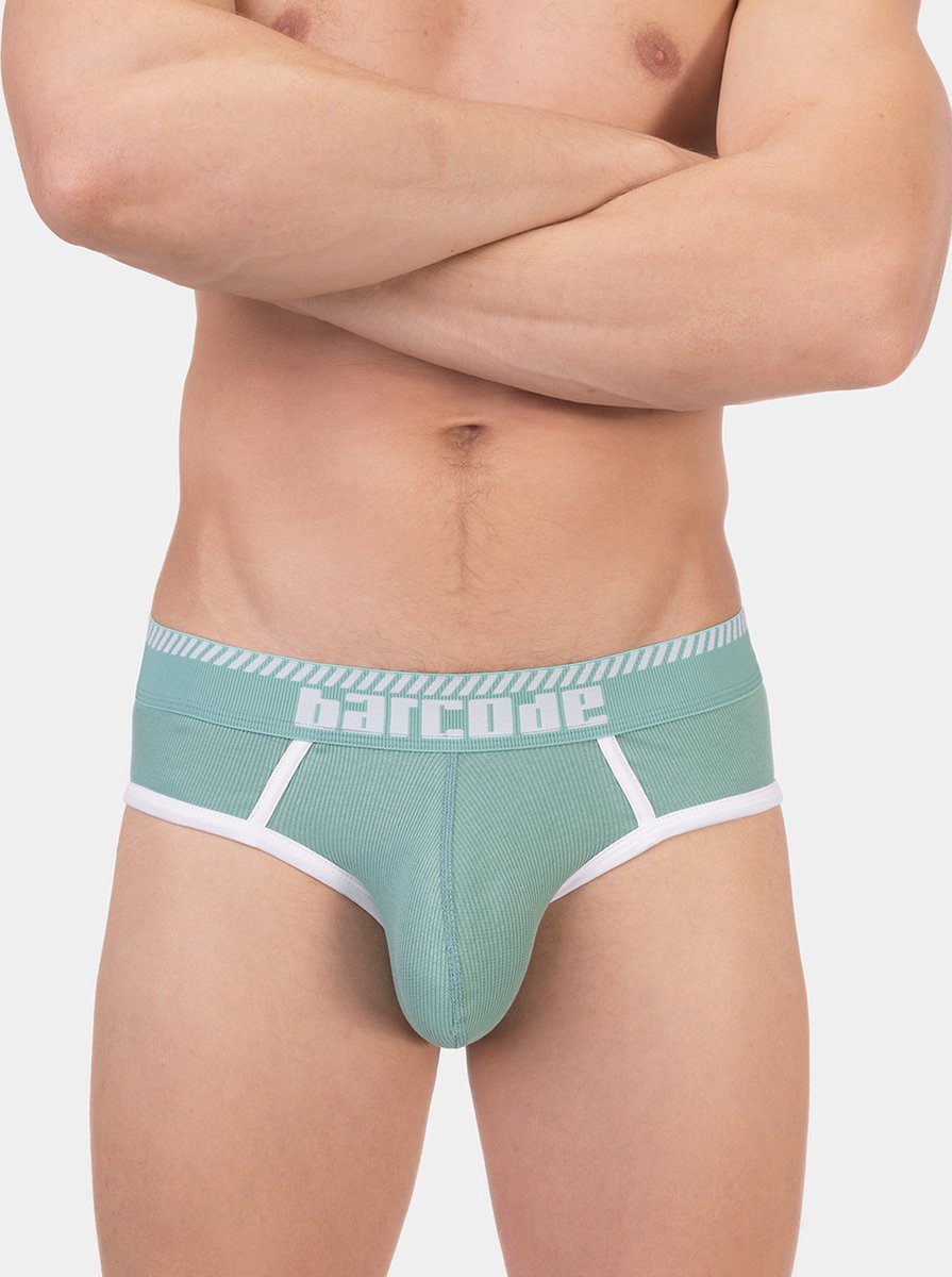 Barcode Berlin Backless Brief Wild Candy - Mint - Size L