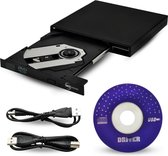 Sez Goods Lecteur CD universel pour ordinateur portable - Lecteur CD portable - Lecteur CD avec USB - Composant lecteur CD - Lecteur CD externe