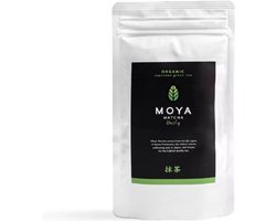 Moya Matcha Poeder - Daily Grade 100gr - Biologische Groene Thee - Hersluitbare Stazak = Brievenbuspakketje bij max 2 stuks
