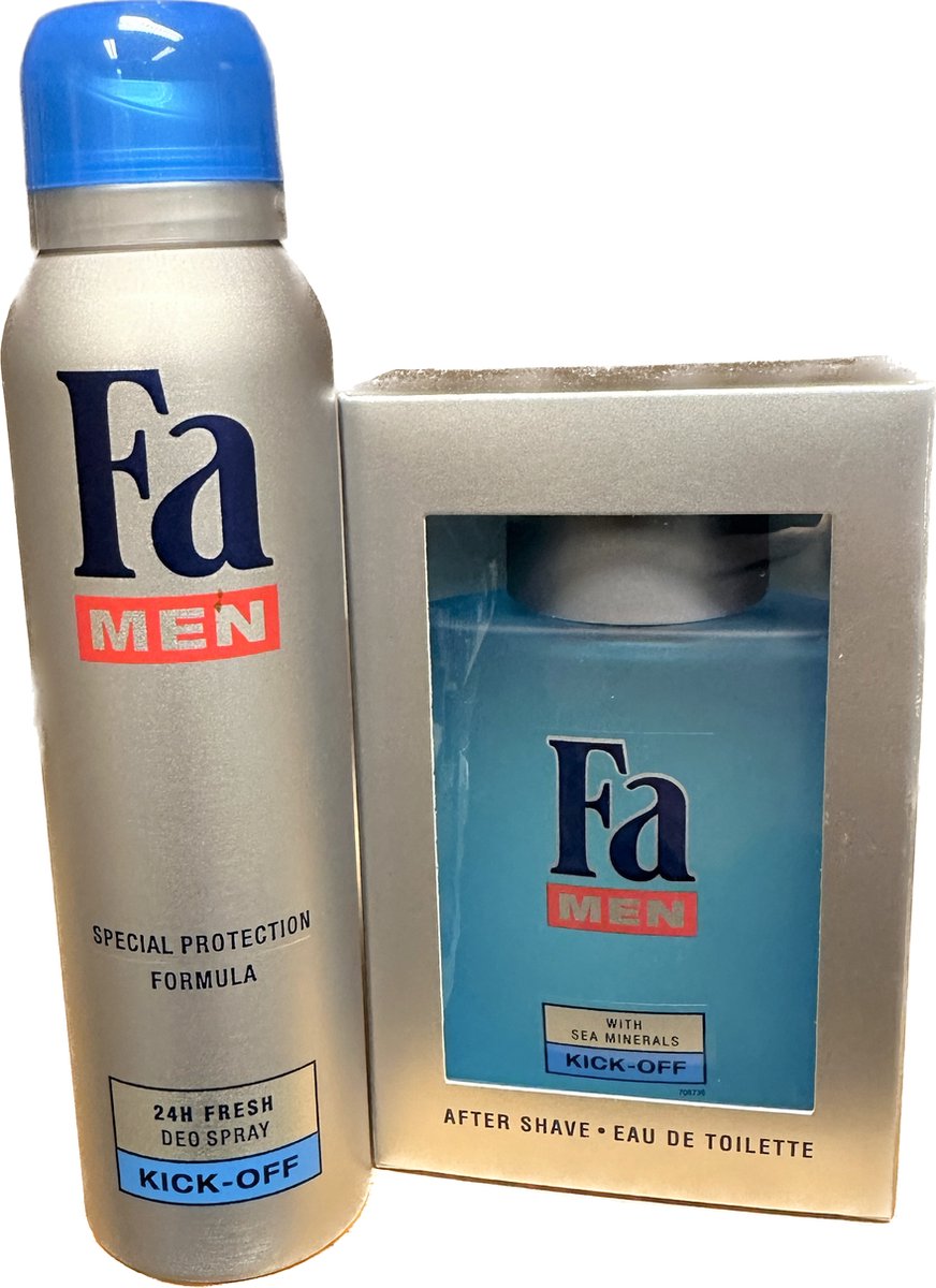 FA Men Set - Kick Off - After Shave & Deodorant Spray