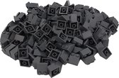 100 Bouwstenen 2x2 tuile 45 degrés | Gris foncé | Compatible avec Lego Classic | Choisissez parmi plusieurs couleurs | PetitesBriques