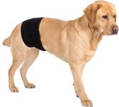 Hondenluier Zwart - XXL - Plasband - Voor grote reutjes - 78 tot 86cm