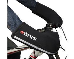 Giyo Fietshandschoenen Winter - Fietshandwarmers voor mountainbike - One size - Waterdicht - Windproof - Zwart - Unisex - Stuurhandschoen - Stuurhoes - MTB -