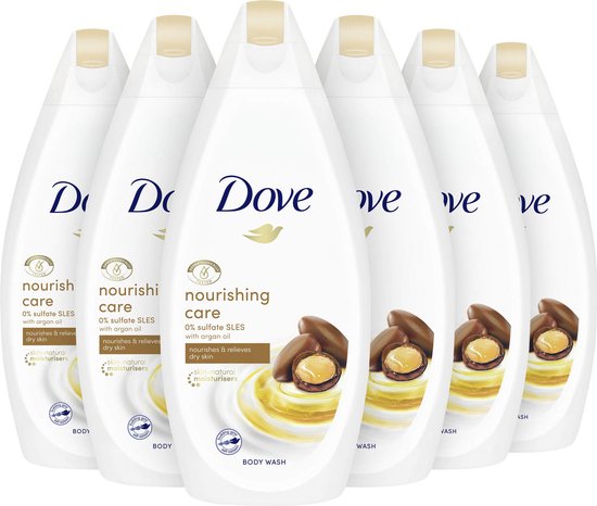 Dove Douchegel Nourishing Care & Oil - Voordeelverpakking 6 x 500 ml