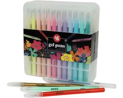 foto van Glitterpennen & Gelpennen voor kinderen en volwassenen - Glitterstiften - Gel Pennen - Glitter Viltstiften - Glitter Pennen - Glitter Stiften