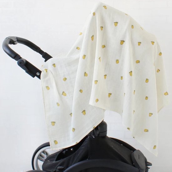 Hydrofiele Doek Hydrofiele Doek XL Citroen 120x120cm Hydrofiel