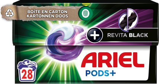 Ariel PODS+ - Lessive Liquide Caps - +Ultra détachant - 28 Lavages