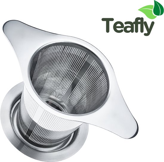 Passoire à thé en acier inoxydable Teafly© - Filtre à thé en acier  inoxydable -... | bol.com